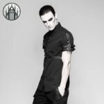 Chemise Gothique Steampunk Harnais Cuir — Univers Gothique (vue 9)
