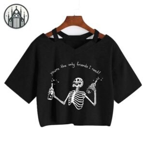 Haut Gothique Ample Spandex Coton — Univers Gothique