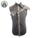 Chemise Gothique Au Col Rabattu: Livraison Standard Offerte - Brun / s