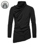 Chemise Gothique Asymétrique Polyester — Univers Gothique