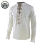 Chemise Gothique élégante - Livraison Offerte! Blanc / s