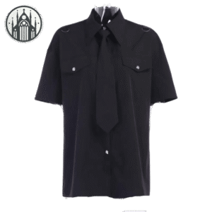 Chemise Gothique Collier Coton — Univers Gothique