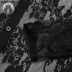 Chemise Gothique Homme: Livraison Offerte Pour Ce Modèle Floral En Maille Transparente!