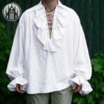Chemise Gothique: Livraison Offerte Pour Un Style Décontracté Et élégant - Blanc / s