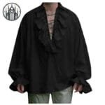 Chemise Gothique: Livraison Offerte Pour Un Style Décontracté Et élégant - Noir / s