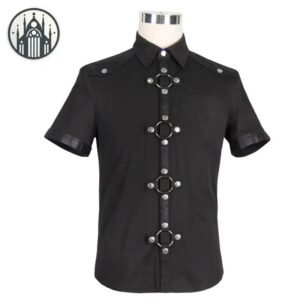 Chemise Gothique Militaire Spandex Homme — Univers Gothique