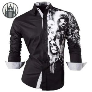 Chemise Gothique Faucheuse Coton Homme — Univers Gothique