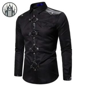 Haut Gothique Punk Rock Coton Polyester — Univers Gothique