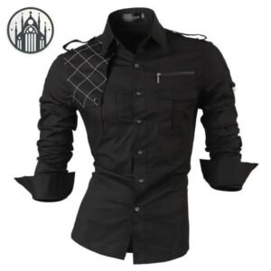 Haut Gothique Ajusté Coton Polyester — Univers Gothique
