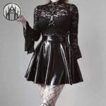 Chemisier Gothique En Polyester & Coton - Livraison Standard Offerte - m