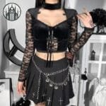 Chemisier Gothique Manche Cloche - Guide Des Tailles Inclus