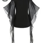 Chemise Gothique Steampunk Polyester