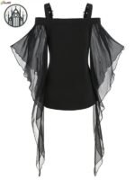 Chemise Gothique Steampunk Polyester — Univers Gothique
