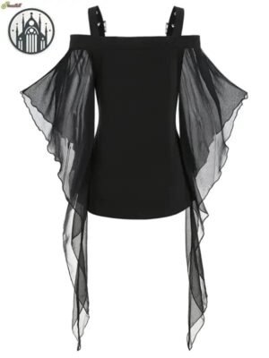 Chemise Gothique Steampunk Polyester — Univers Gothique