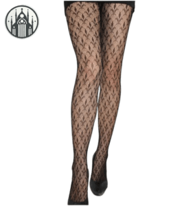 Collant Gothique à Coeur: Style Mortel Assuré!