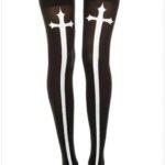 Collant Gothique Lolita Coton