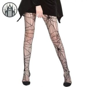 Collants Gothiques Toile Araignée — Univers Gothique