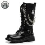 Bottes Gothiques Simili Cuir Homme
