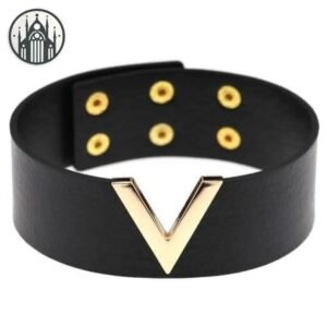Collier Gothique Ras Cou Rivet V — Univers Gothique