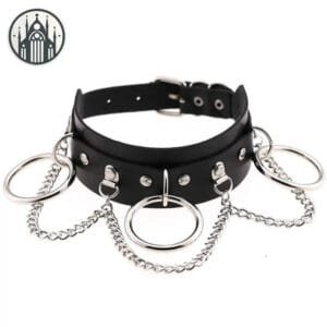 Collier Gothique Audacieux: Style Neo-goth Et Punk 2 Collier Gothique Audacieux: Style Neo-goth Et Punk