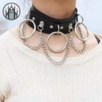 Collier Gothique Audacieux: Style Neo-goth Et Punk