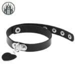 Collier Gothique Cœur Noir: Livraison Offerte