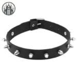 Collier Gothique Cuir Femme - Style Goth Unique