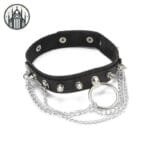 Collier Gothique Cuir - Livraison Standard Offerte