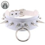 Collier Gothique Dentelle: Livraison Standard Offerte! - Blanc