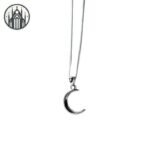 Collier Gothique Lune Argent Sterling 925 — Univers Gothique (vue 4)