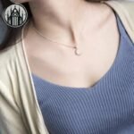 Collier Gothique Lune Argent Sterling 925 — Univers Gothique (vue 3)