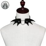 Collier Gothique En Cuir Noir: Confort Maximal Et Style Sexy