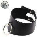 Collier Gothique Choker Simili Cuir Femme — Univers Gothique