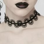 Collier Gothique Ras Cou Serpent Reptilien