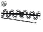 Collier Gothique Ras Cou Serpent Reptilien — Univers Gothique (vue 3)