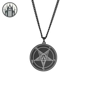 Collier Gothique Baphomet Acier 316L Inoxydable — Univers Gothique