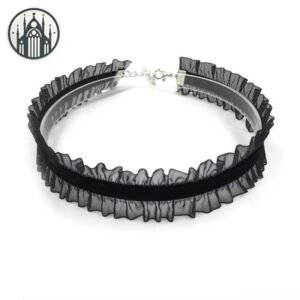 Collier Gothique Dentelle Minimaliste Femme — Univers Gothique