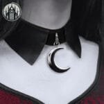 Collier Gothique Noir En Acier Inoxydable – Livraison Offerte