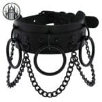 collier gothique noir femme livraison offerte 43cm 650 Collier Gothique Noir Femme - Livraison Offerte! - Noir / 43cm