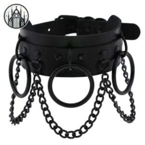 Collier Gothique Noir Femme - Livraison Offerte! - Noir / 43cm