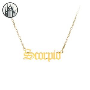 Collier Gothique Signe Astrologique Femme — Univers Gothique