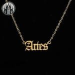 Collier Gothique Signe Astrologique: Livraison Offerte - Aries