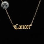 Collier Gothique Signe Astrologique: Livraison Offerte - Cancer