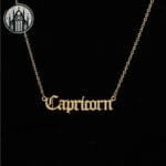 Collier Gothique Signe Astrologique: Livraison Offerte - Capricorn