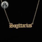 Collier Gothique Signe Astrologique: Livraison Offerte - Sagittarius