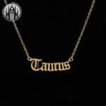 Collier Gothique Signe Astrologique: Livraison Offerte - Taurus