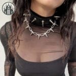 Collier Gothique Style Punk: La Quintessence Rebelle
