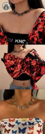 Collier Gothique Style Punk: La Quintessence Rebelle