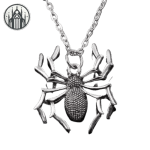 Collier Gothique Veuve Noire Araignée — Univers Gothique
