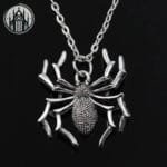 Collier Gothique Veuve Noire: Livraison Standard Offerte!